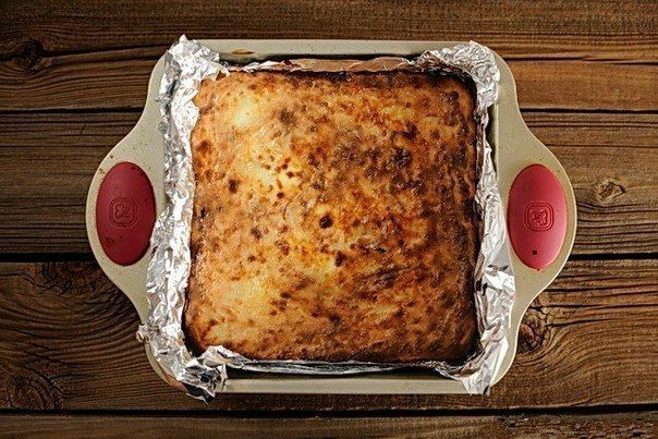 Творожная запеканка с изюмом