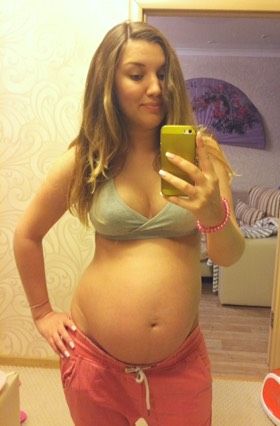 33,5 недели - мой животик