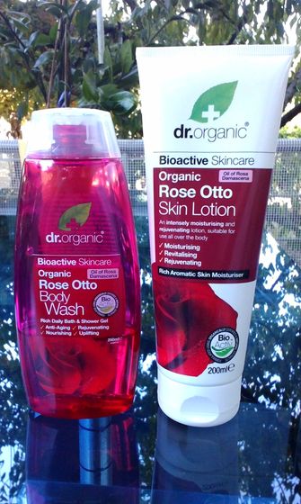 Dr.Organic Rose Otto.Гель для душа и крем для тела.Мой отзыв.