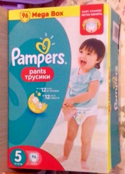 Купили-таки трусики Pampers Pants!