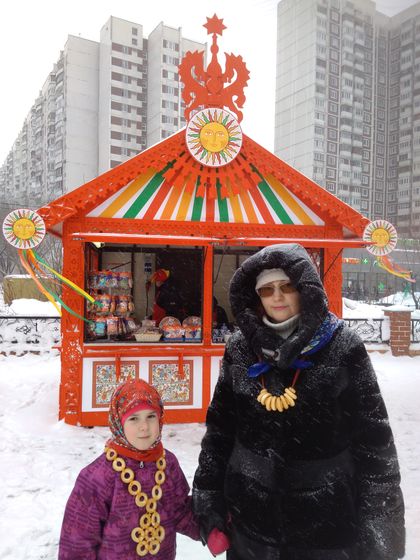 Наши досрочные праздники. Часть 2 - Масленица в Новокосино. (11.02.18).