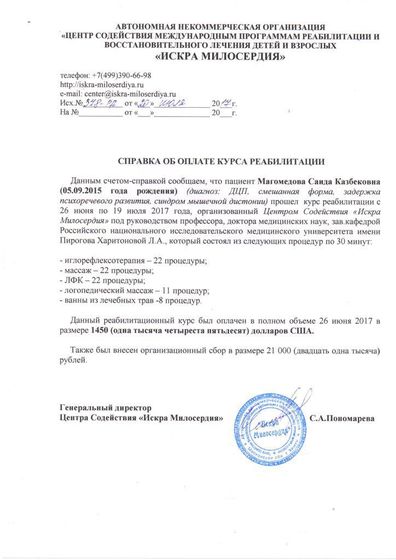 Отчет о расходах Саида Магомедова