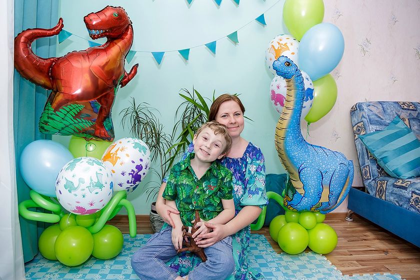 День рождения на тему динозавров (5 лет, 4-7 лет)