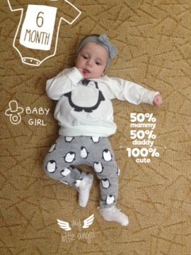 6 месяцев моей крошке ???