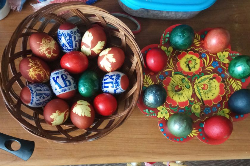 Вот такие яички получились