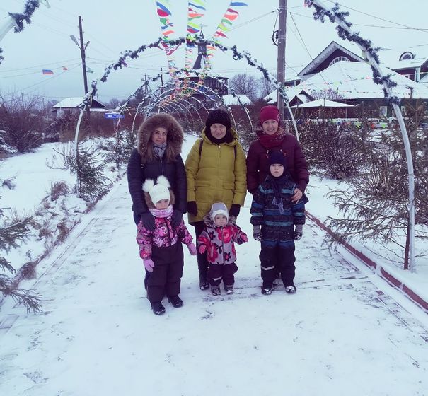 А у нас на даче зима)))