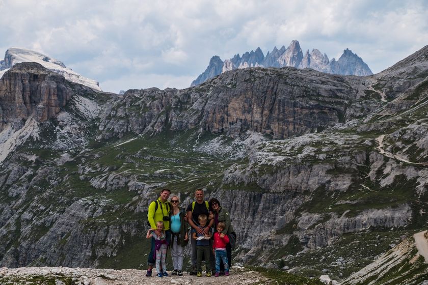 поход в Доломитах! 11 км с детьми, беременной и 70-летней бабушкой))) (фото)