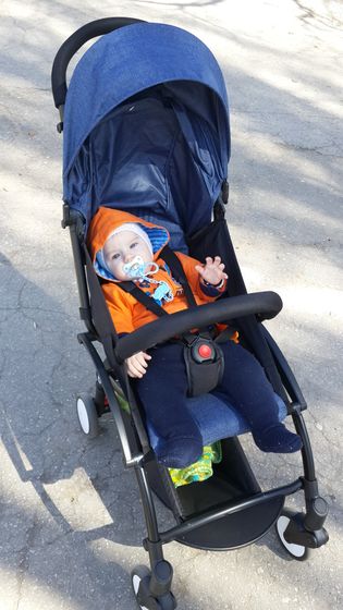 Опробовали новую коляску, Baby