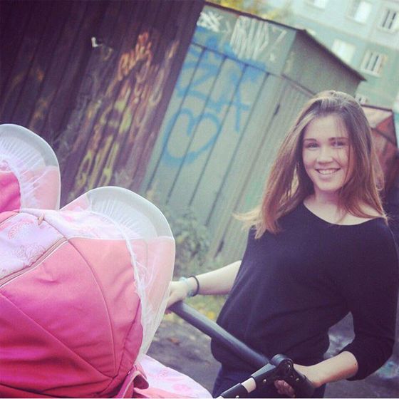 Первая прогулка😺