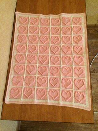 Вот такой пледик у меня связался