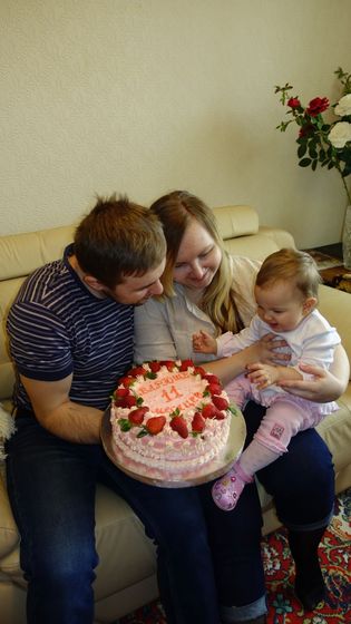 11 месяцев нашей бусинке, себе на память