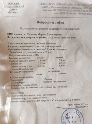 УЗИ головы