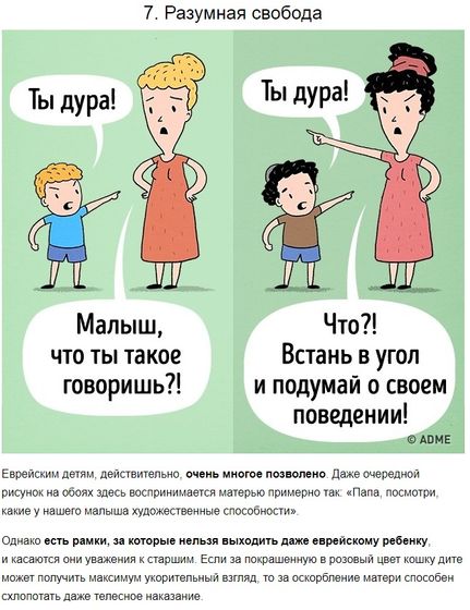 10 правил воспитания, из-за которых еврейские дети становятся гениями (с) взято с AdMe