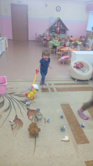 Первый день в саду
