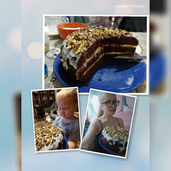Бисквит плавно превратился в тортик ❤️?