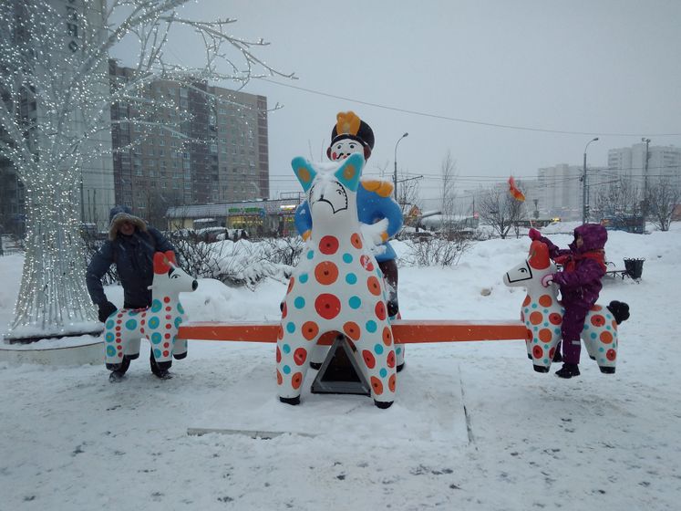 Наши досрочные праздники. Часть 2 - Масленица в Новокосино. (11.02.18).