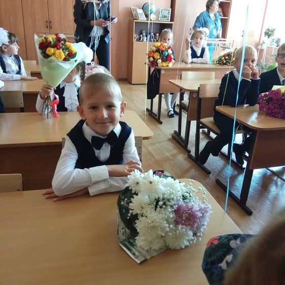 Мой любимый первоклассник ???
