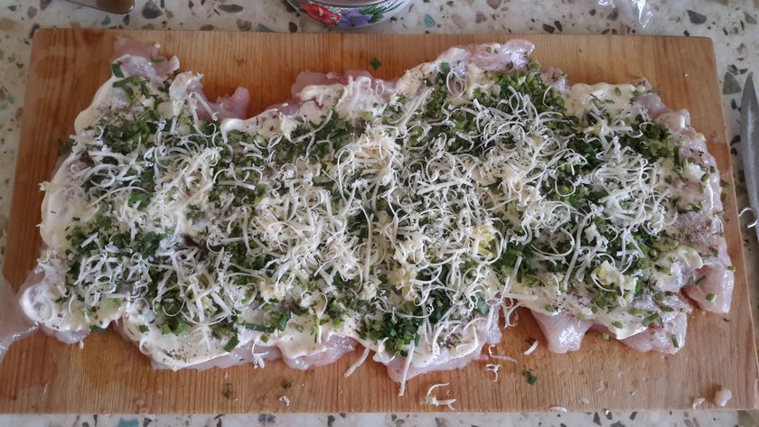 Рецепт от Белки - нежный куриный рулет