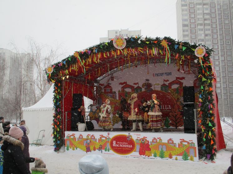 Наши досрочные праздники. Часть 2 - Масленица в Новокосино. (11.02.18).