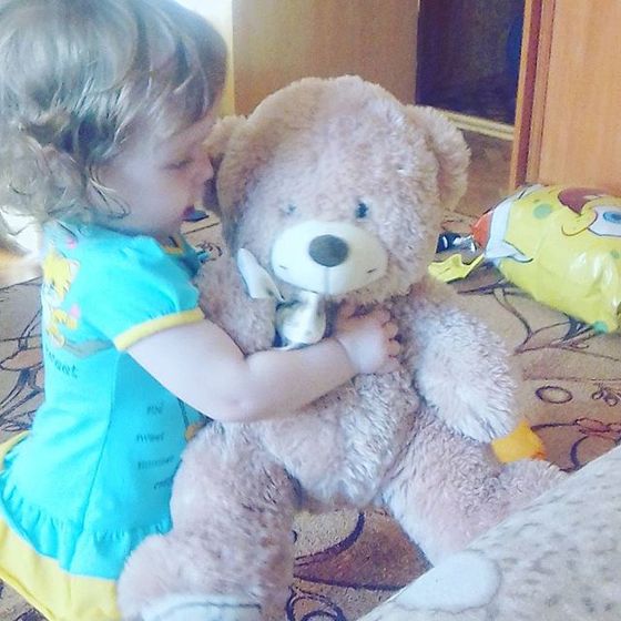 "Анечке 1 годик 4 месяца"