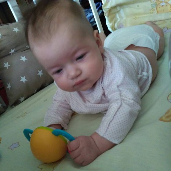 А нам три месяца,мамина сладкая кулёма ♥