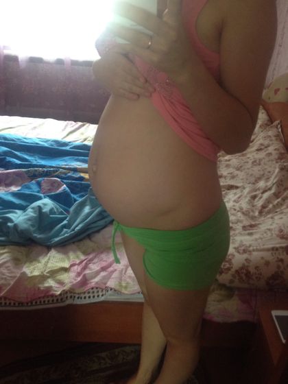 24 недели моим зайчикам)