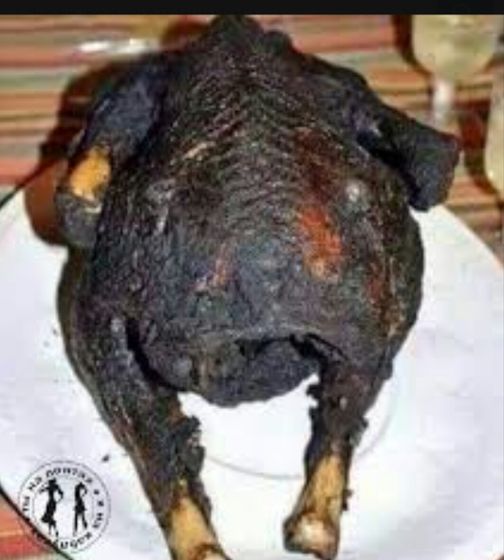 Курица Уголек