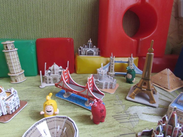 3D пазлы из пенокартона