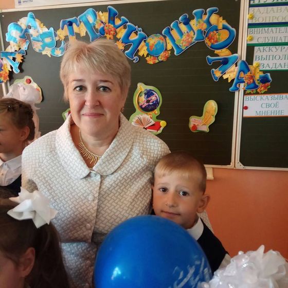 Мой любимый первоклассник ???