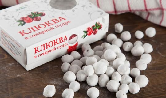 Клюква в сахарной пудре