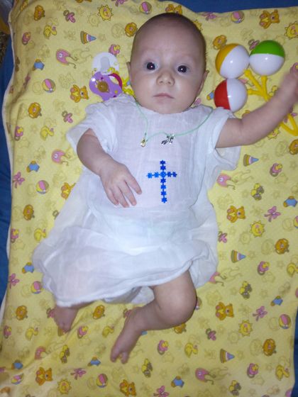 Покрестили Ванечку