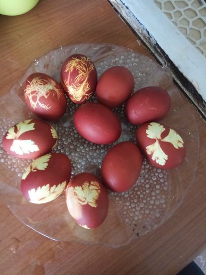 Вот такие яички получились