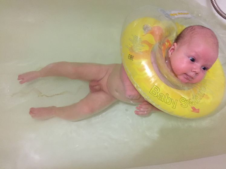 Купание с кругом!🏊‍♂️🛁