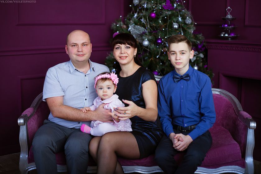Наташа, Дима, Никита и Анечка