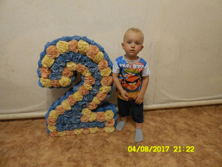 Решила занять себя в декрете))Занимаюсь объемными цифрами))