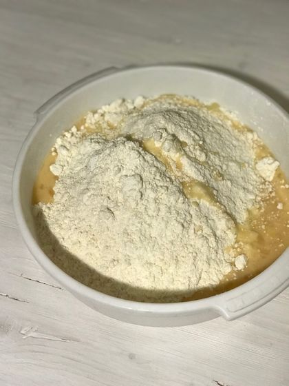 Песочные кольца с фундуком.