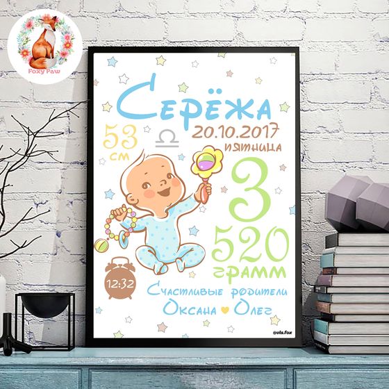 Пост-визитка. Метрика-декор для деток :) Мобили из фетра :)