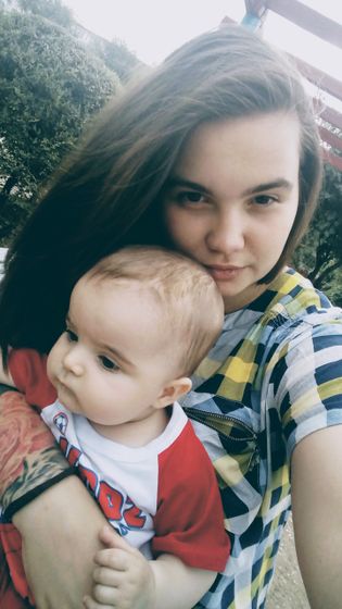 Мой щекастик)