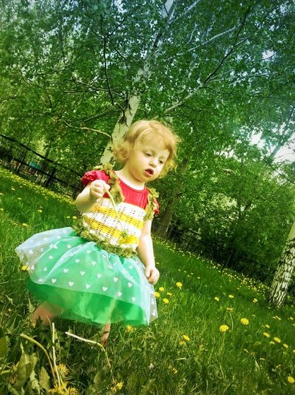 я нашла одуванчик