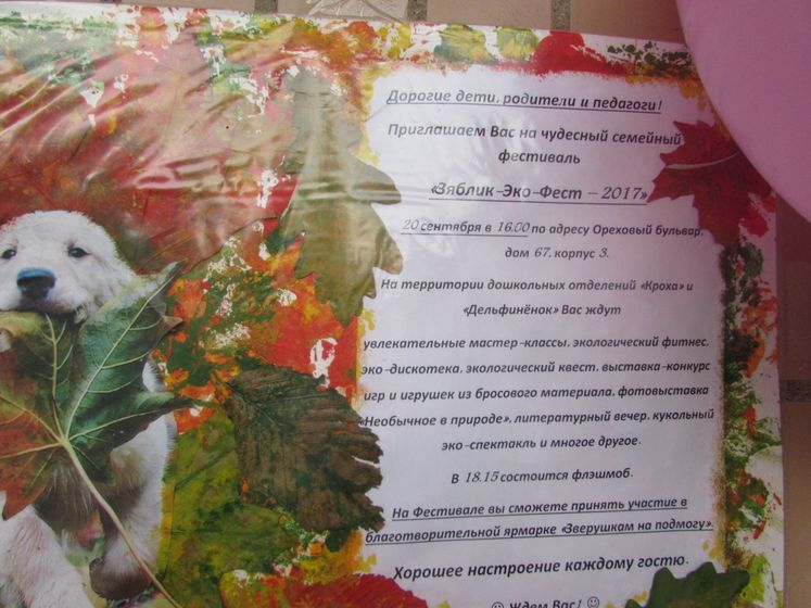 Эко-фестиваль в детском саду.