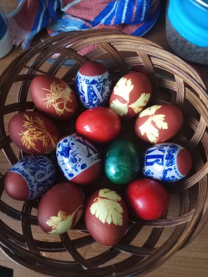 Вот такие яички получились