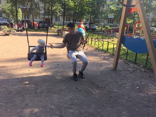 Качели наша ❤️