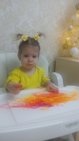Ариночке 1 год 1 месяц