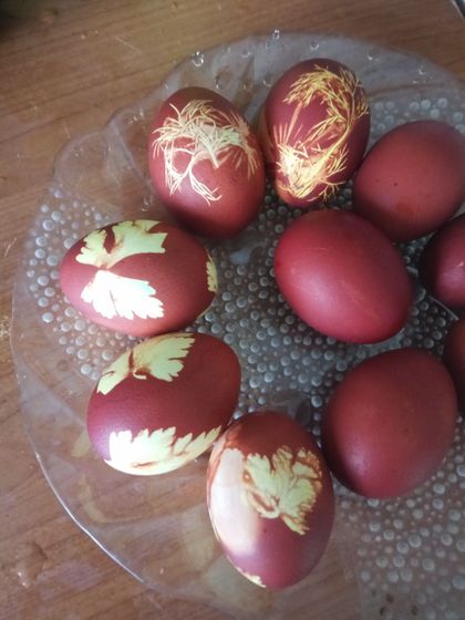 Вот такие яички получились