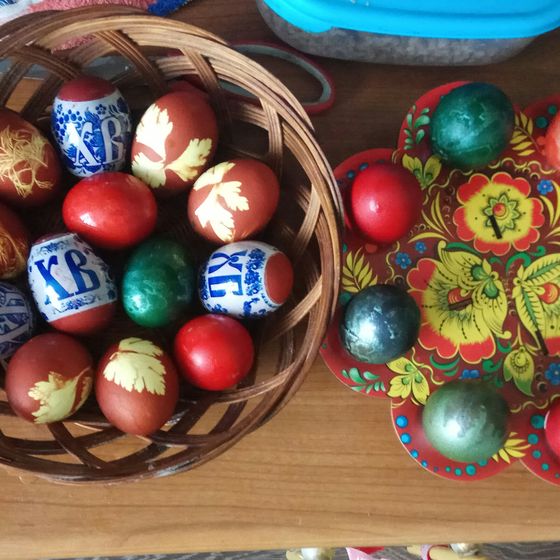 Вот такие яички получились