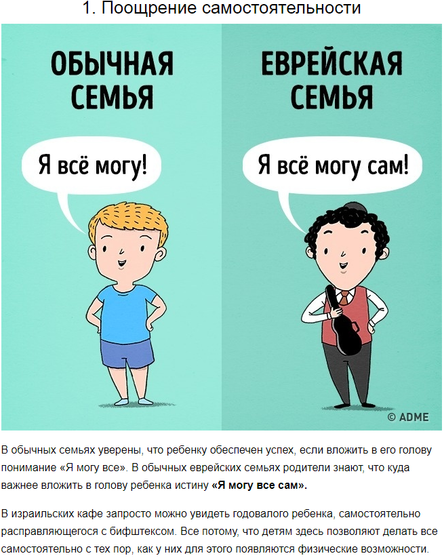 10 правил воспитания, из-за которых еврейские дети становятся гениями (с) взято с AdMe