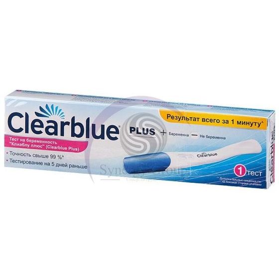 Тест clear blue +