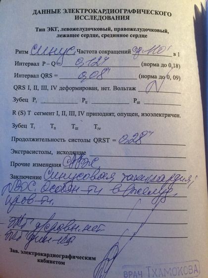 Экг, магне в6, нцд...