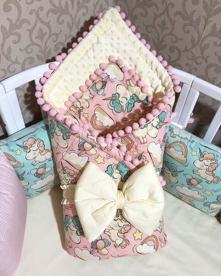 Зефирный комплект в кроватку