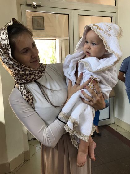Покрестили нашу лялюшку❤️